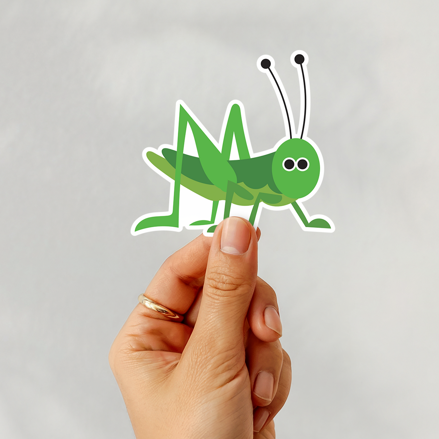 Græshoppe sticker