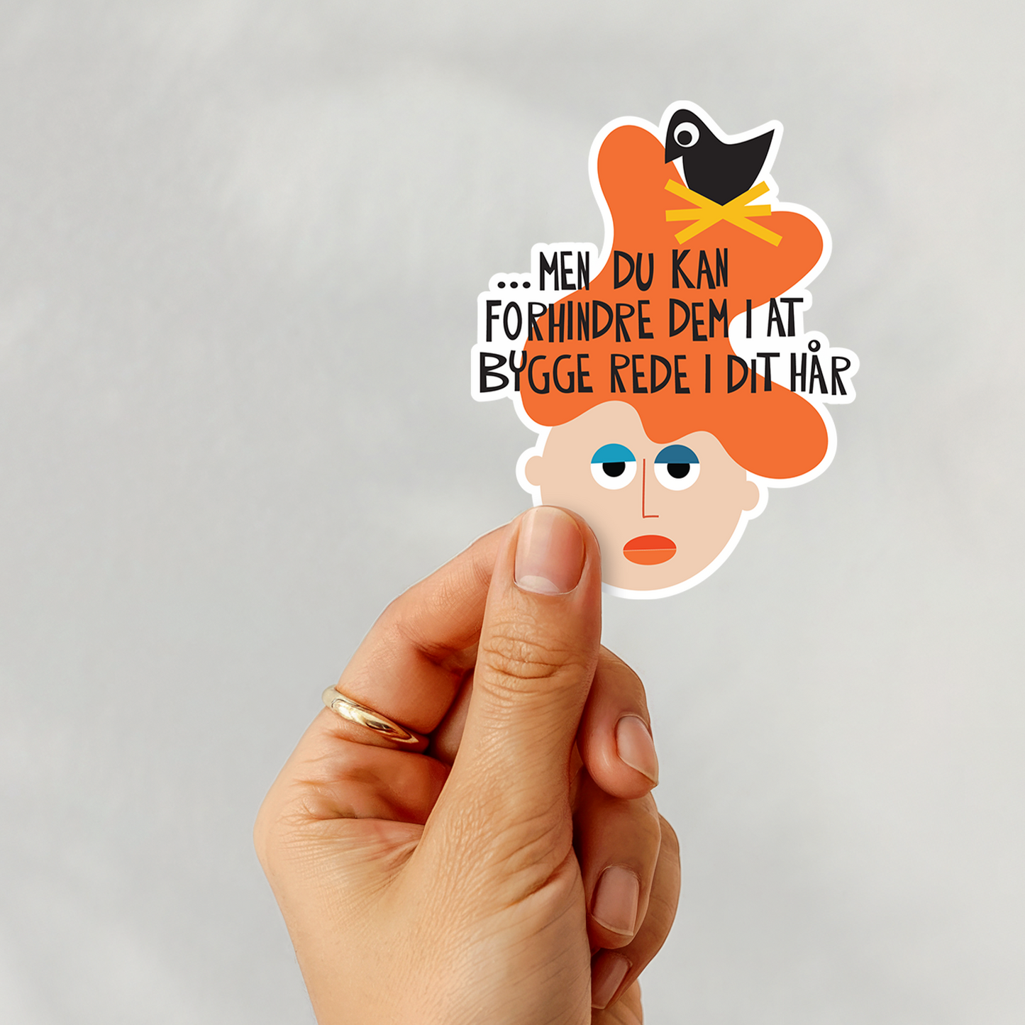 Lady sticker