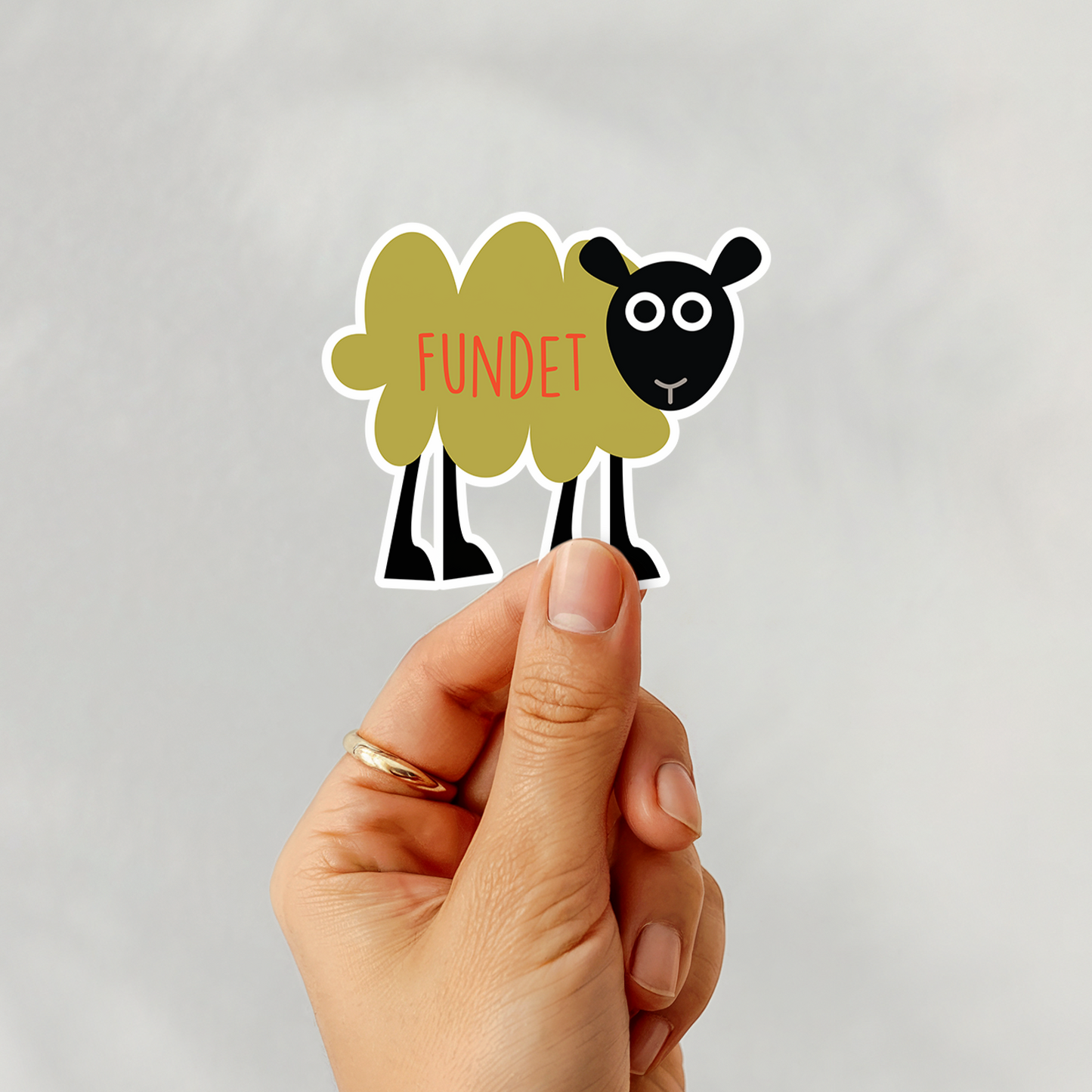 Fundet får-sticker