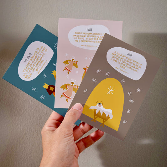 Årets julekort 3.stk.