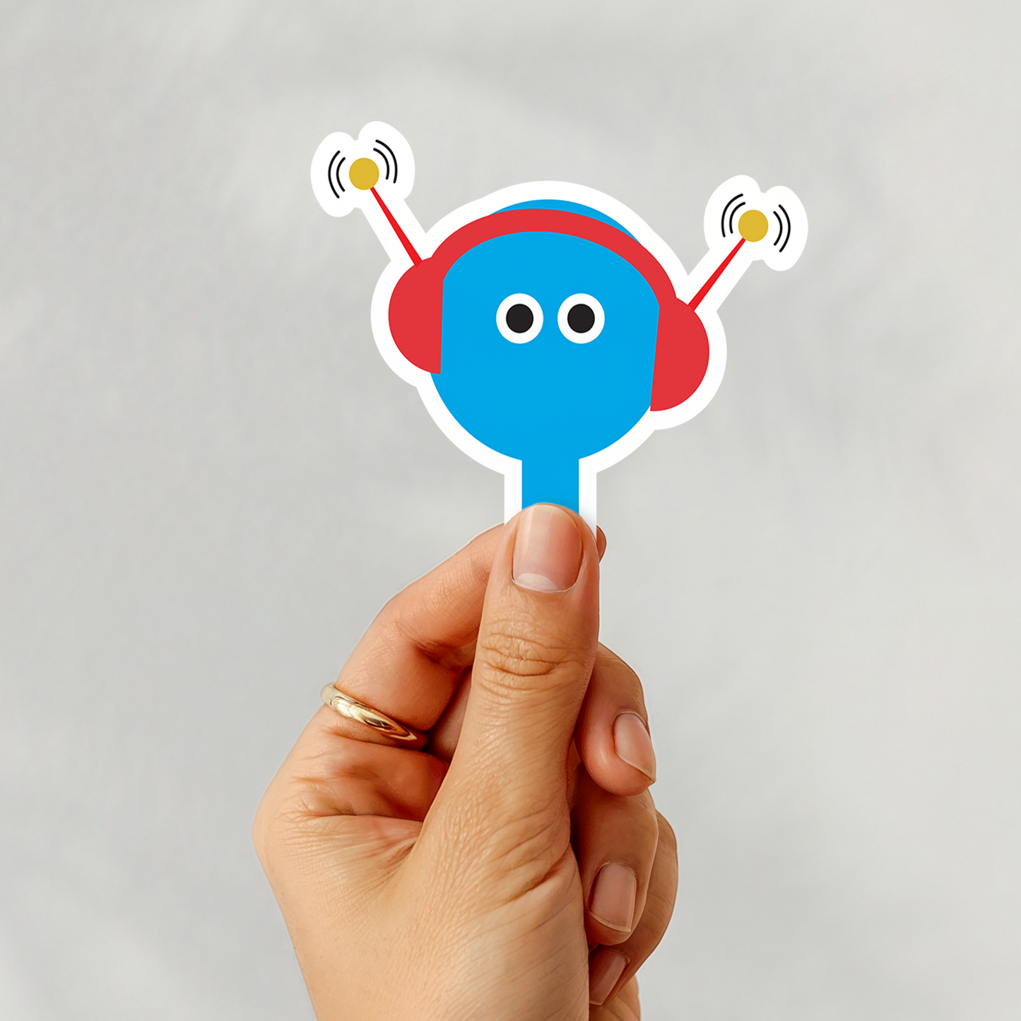 Musik-monster sticker