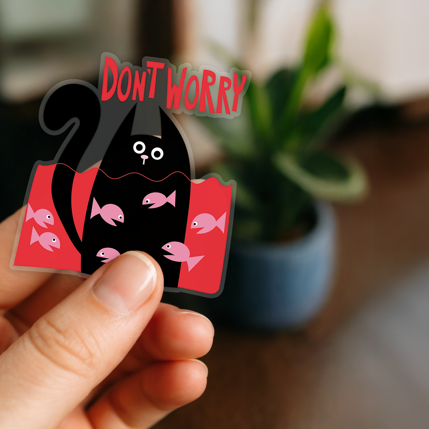 Don´t worry sticker