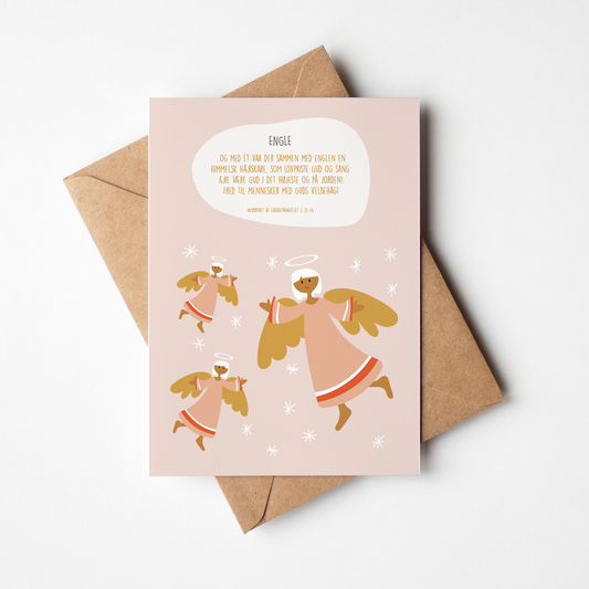 Engle - julekort