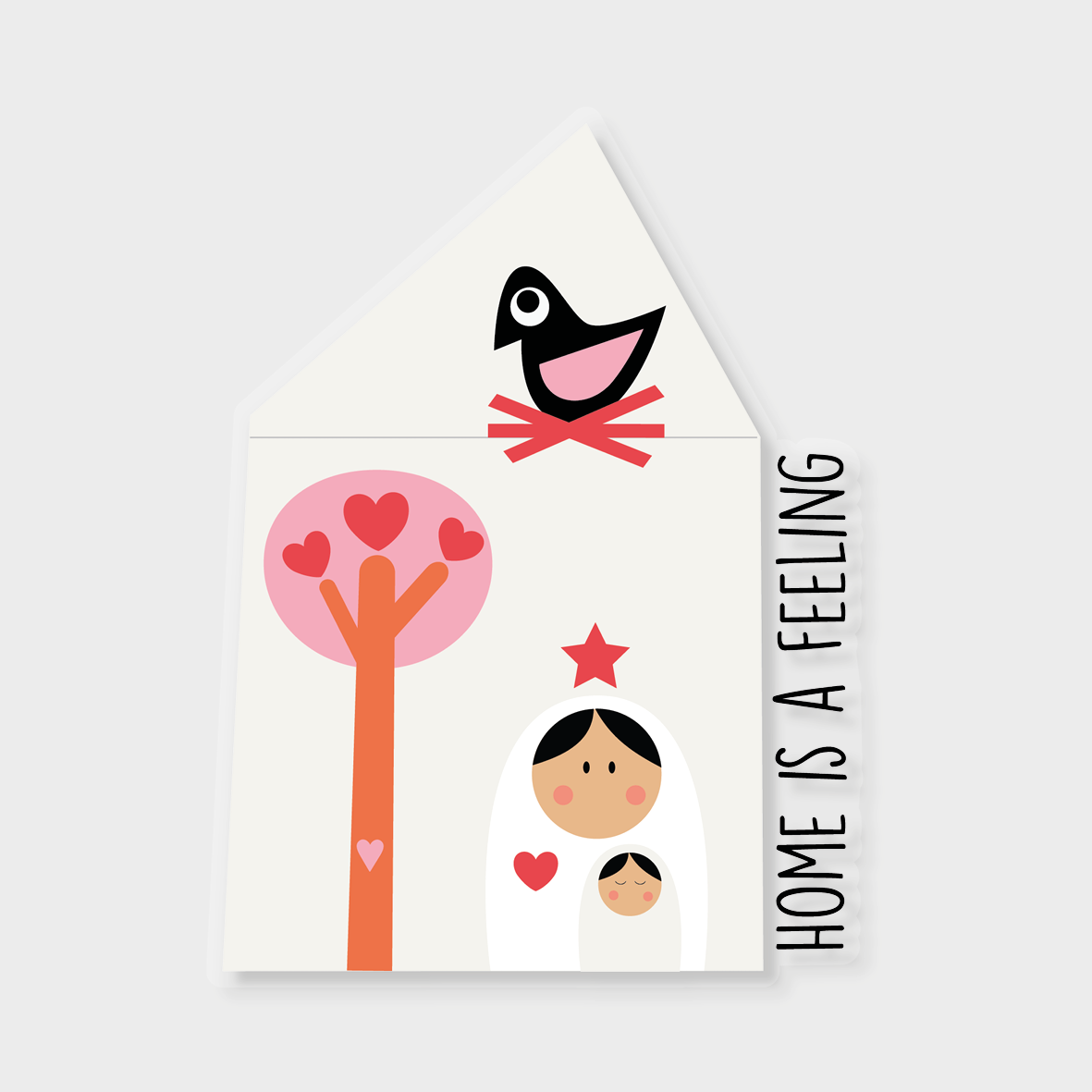 Home is a feeling sticker
