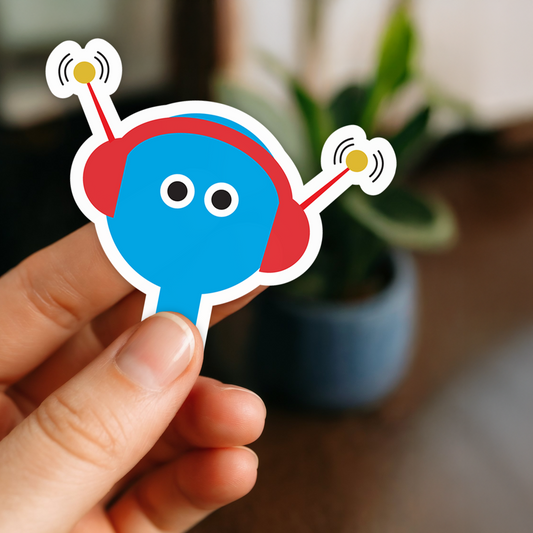 Musik-monster sticker